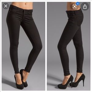 AG Jet Black Extreme Skinny Absolute Legging Jeans